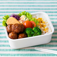 無印良品 ポリプロピレン保存容器になるバルブ付弁当箱 白 レクタングラー 約325ml 良品計画