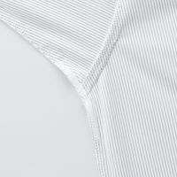 カーシーカシマ TRICOT STRIPE KNIT 半袖シャツブラウス グレーストライプ 7号 ESB877 1着