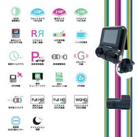 NH Technology 3Vision(前後車内 3カメラモデル) 3V001 1セット(2台)（直送品）