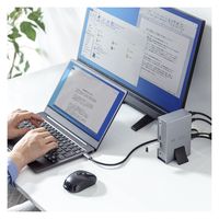 サンワサプライ USB Type-Cドッキングステーション（4K×3画面出力対応） USB-CVDK10 1個（直送品）