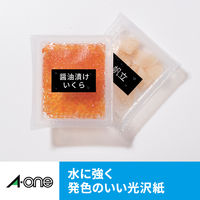 エーワン（A-one）ラベルシール 超耐水 光沢紙 インクジェット 封筒 シール ステッカー A4 48面  10シート  64448