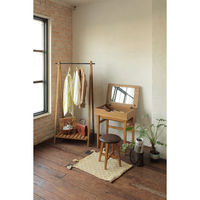 ICHIBA Rasic ラシックドレッサー 幅580×奥行400×高さ715mm ブラウン RAM-3338BR/ 1セット（直送品）