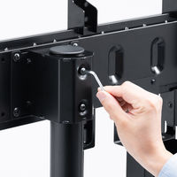 サンワサプライ 32~65型対応ディスプレイスタンド CR-PL55BK 1台