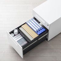 サンワサプライ キャビネット 幅390×奥行534×高さ478mm ホワイト SNW-105W 1台（直送品）