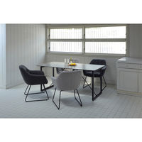 【軒先渡し】あずま工芸 ラティス チェア グレー TDC-9955 1脚（直送品）