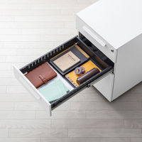 サンワサプライ キャビネット 幅390×奥行534×高さ600mm ホワイト SNW-106W 1台（直送品）