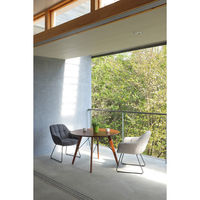 【軒先渡し】あずま工芸 ラティス チェア ブラック TDC-9959 1脚（直送品）