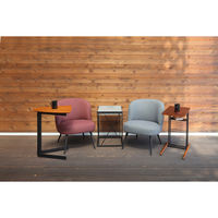 【軒先渡し】あずま工芸 プラム リビングチェア ワインレッド TLC-144 1脚（直送品）