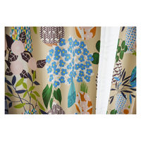 スミノエ デザインライフ ジョイ 遮光カーテン フラワーポット 1000×2000mm ベージュ 4549781289076 1枚（直送品）