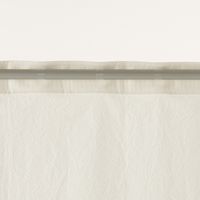 無印良品 綿洗いざらし平織ノンプリーツカーテン 幅100×丈105cm用 ペールブラウン 1セット（2枚） 良品計画