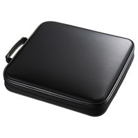 サンワサプライ CDジャケット収納対応セミハードケース(160枚収納・ブラック) FCD-WLBD160BBK 1個