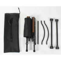 角利産業 フォールディングチェア 難燃キルト生地 ブラック 00089218 1脚（直送品）