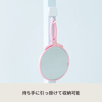 永井興産 手鏡 BALLOON バルーン 幅120×奥行12×高さ208mm パステルピンク NK-295PPK-24 １セット（24個入）（直送品）