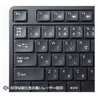 サンワサプライ 静音キーボード(有線・テンキーあり) SKB-SL37BK 1個（直送品）