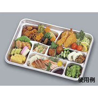 福助工業 仕出弁当 KP KP-20D(ダイヤカット) のせ蓋付 120枚(20×6) 571431 1ケース(120枚入(20枚×6袋))（直送品）