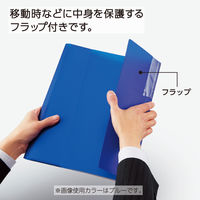 コクヨ クリヤーホルダーファイル<KaTaSu>(ワイド) フ-KCW5720B 1冊