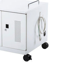 サンワサプライ ノートパソコン収納キャビネット（6台収納）ホワイト 幅600×奥行550×高さ615.5mm CAI-CAB105W 1台（直送品）