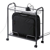 サンワサプライ 配線収納マルチワゴン ブラック 幅500×奥行200×高さ540mm CB-WG1 1台（直送品）