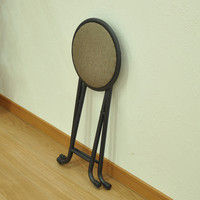 エイ・アイ・エス 折畳チェア(背なし) ブラウン AAFO-51 BR 1脚（直送品）