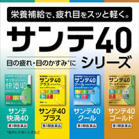 サンテ40クール 12ml 参天製薬　目薬 スッキリクールなさし心地 目の疲れ 充血【第3類医薬品】