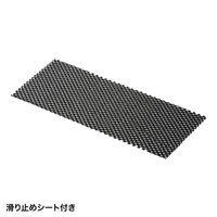 サンワサプライ ディスプレイトップシェルフ 幅300×奥行127×高さ37mm ブラック MR-LCSH01BK 1個（直送品）