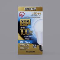 アイリスオーヤマ LED電球 E26 調光 全方向タイプ 昼白色 100形相当(16 LDA17N-G/W/D-10V1 1個