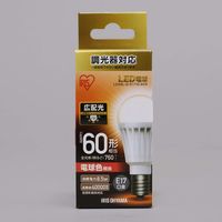 アイリスオーヤマ LED電球 E17 電球色 60形相当 広配光 調光 LDA9L-G-E17/D-6V3（直送品）