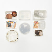 無印良品 やわらかポリエチレンケース 丸型 中 約直径36×高さ16cm 1箱（6個入） 良品計画