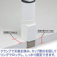 アスカ テレホンスタンド フレックス ハイタイプ 幅200×奥行373×高さ577mm TS9802 1箱（8台入）