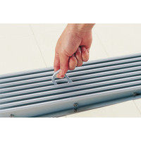 シマブン 排水ユニット樹脂グレーチング カラー浅型 非防水縦引き HRCT-20L600-P（直送品）