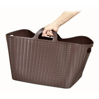 【荷物入れ】アミーゴ バケット ブラウン 1個 ヒマラヤ化学工業所