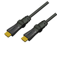 Vodaview　可動式HDMIケーブル(上下左右180度屈曲対応)　3m　HDMI[オス] - HDMI[オス]　VV-F-HDMI030AA-B