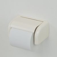 カクダイ ガオナ トイレットペーパーホルダー ワンタッチ交換 (樹脂製 アイボリー) GA-NC004 1個