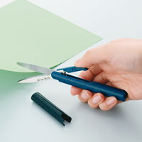 プラス ツイッギー フィットカットカーブ携帯はさみ ブラック 黒 3本 34583 SC-130P