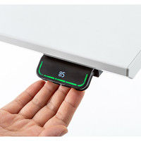 サンワサプライ 電動上下昇降デスク ホワイト 幅1400×奥行700×高さ630～1280mm ERD-M14070W 1台（直送品）