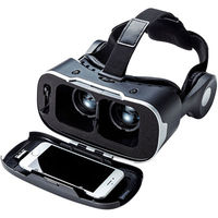 サンワサプライ 3D VRゴーグル（ヘッドホン付き） MED-VRG3 1個（直送品）