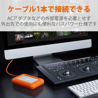 HDD 外付け 2TB ポータブル 2年保証 Rugged SECURE STFR2000403 LaCie 1個