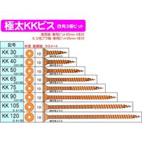 ダンドリビス 極太KKビス105 四角穴 クロメート 徳用箱 4920125130979 1箱（835本入）（直送品）