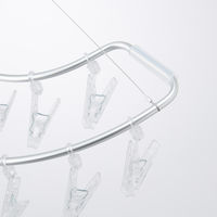 無印良品 アルミ壁面用ハンガー 16ピンチ 約幅45×奥行23cm 良品計画