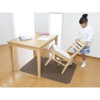 サンコー デスク足元マット ブラウン KL-10 1枚