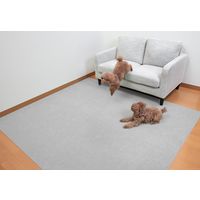 サンコー おくだけ吸着ロングマット60×300cm ライトグレー KP-40 1枚