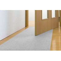 サンコー おくだけ吸着ロングマット60×600cm ライトグレー KP-42（直送品）