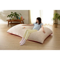 セルタン 人をだめにするソファ和楽の葵PREMIO XL 幅1950×奥行990×高さ350mmオカメ柄 A860a-641RED/623OKM 1台（直送品）