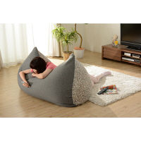 セルタン 人をだめにするソファ 和楽の葵PREMIO L 幅1350×奥行970×高さ310mm 文鳥柄 A861a-644BK/628BNT 1台（直送品）