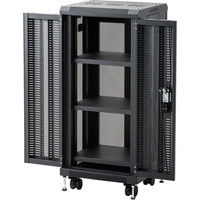 サンワサプライ マルチ収納ラック H1000 幅450×奥行420×高さ1000mm ブラック CP-SVCMULT6 1台（直送品）