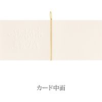 ヘッズ メッセージカード付フラワーピック-9/ナガイキ MSC-FP9 1セット（50本：10本×5パック）（直送品）