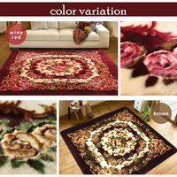 萩原 ホットカーペットカバー リオ3 幅2300×奥行3300mm ブラウン 240588343 1枚（直送品）