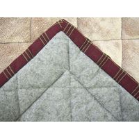 萩原 ラグ For Two チェック 幅1850×奥行2400mm レッド 240601611 1枚（直送品）