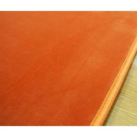 萩原 撥水低反発ラグ マシュマロ 幅1300×奥行1850mm オレンジ 240602811 1枚（直送品）