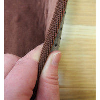 萩原 撥水低反発ラグ マシュマロ 幅1900×奥行2400mm ブラウン 240602834 1枚（直送品）